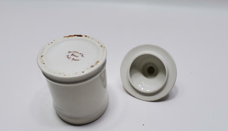 PORCELAIN D'ART BAUD FAIT MAIN DAMGALI ANTİKA FRANSIZ PORSELEN BONBONİYER