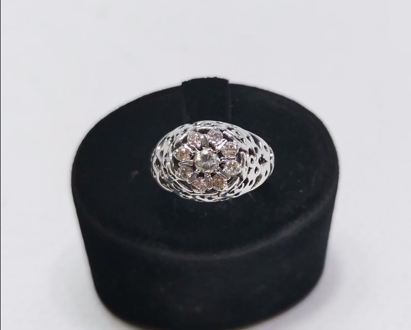 ANTİKA DOKUZTAŞ PIRLANTA YÜZÜK