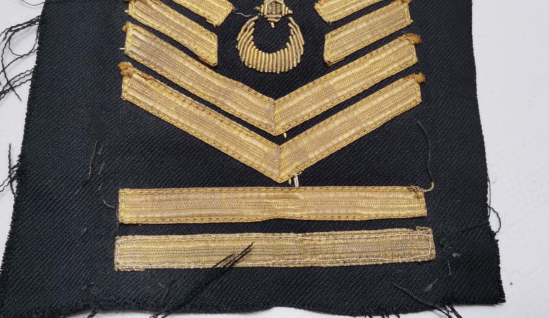 İKİ ADET ESKİ SIRMA İŞLEMELİ ASKERİ RÜTBE