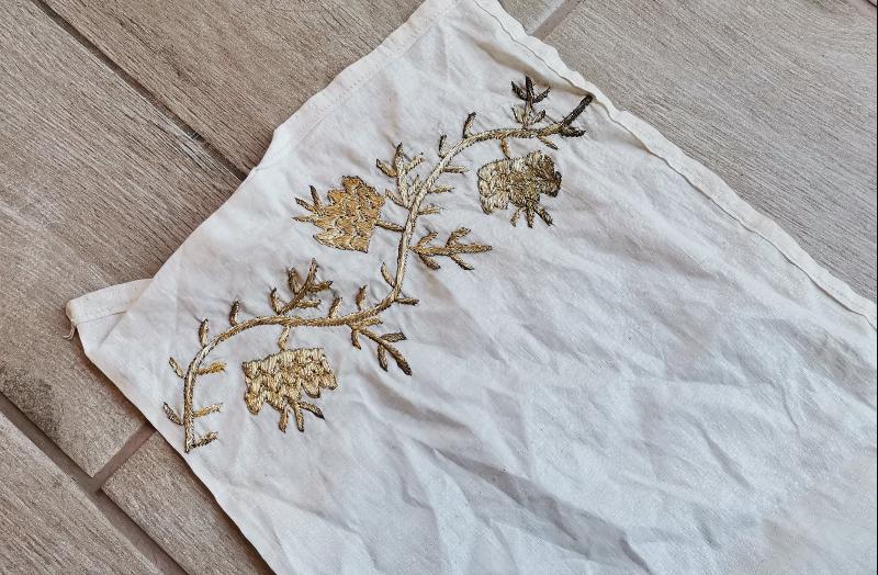 OSMANLI DÖNEMİ ALTIN SIRMA İŞÇİLİKLİ UÇKUR