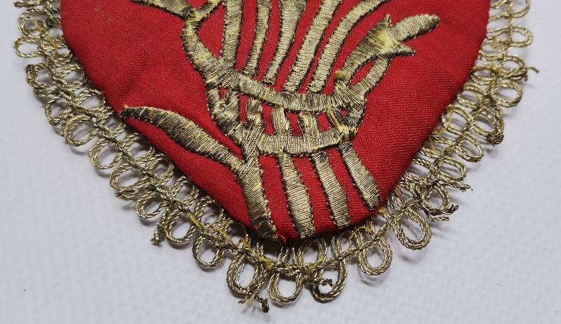 OSMANLI DÖNEMİ ALTIN SIRMA İŞLEMELİ KESE