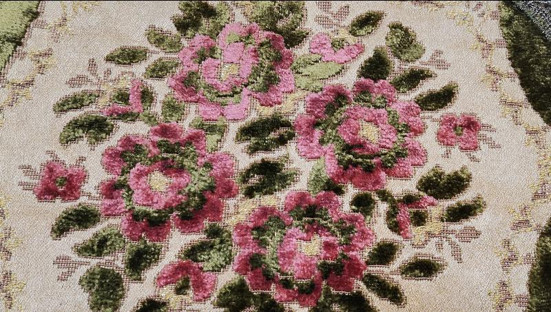 OSMANLI DÖNEMİ KADİFE GOBLEN SEHPA ÖRTÜSÜ