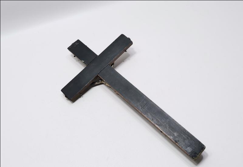OSMANLI DÖNEMİ RUM İŞİ ÇARMIHA GERİLMİŞ HAZRETİ İSA HEYKELİ - CRUCIFIX