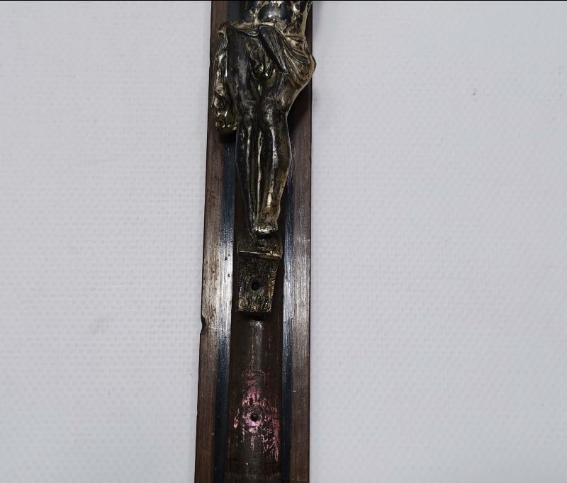 OSMANLI DÖNEMİ RUM İŞİ ÇARMIHA GERİLMİŞ HAZRETİ İSA HEYKELİ - CRUCIFIX