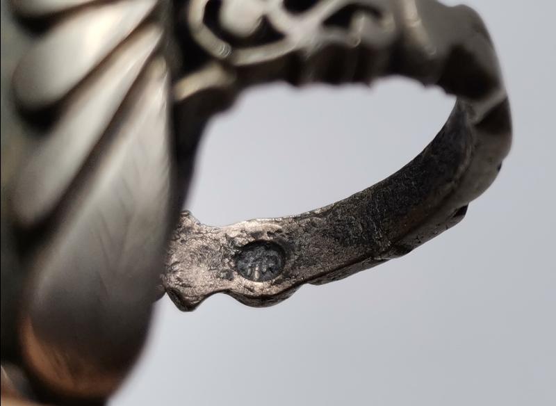 OSMANLI DÖNEMİ JADE TAŞI ÜZERİ DUA YAZILI TEKKE İŞİ GÜMÜŞ DERVİŞ YÜZÜĞÜ