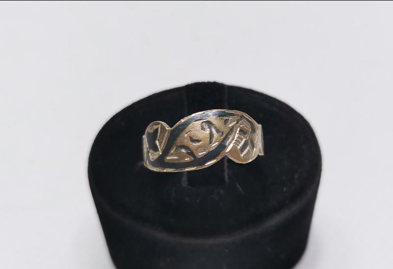 OSMANLI DÖNEMİ ÜZERİ SAVATLI YADİGAR YAZILI GÜMÜŞ YÜZÜK