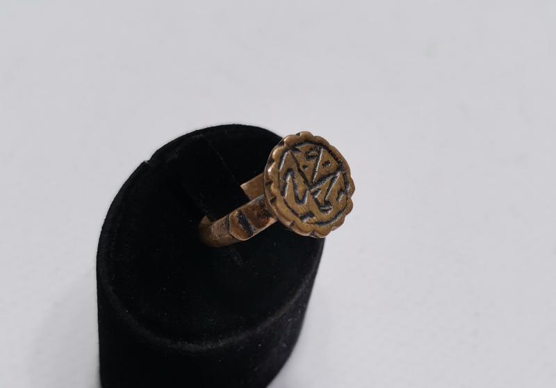 OSMANLI DÖNEMİ ÜZERİNDE MUHAMMED YAZILI BRONZ YÜZÜK