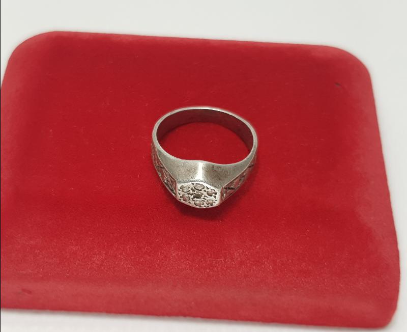 ANTİKA PIRLANTA TAŞLI GÜMÜŞ YÜZÜK