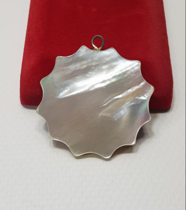 BİR YÜZÜ BAĞA BİR YÜZÜ SEDEF ÇOK NADİR ANTİKA BEKTAŞİ TESLİM TAŞI