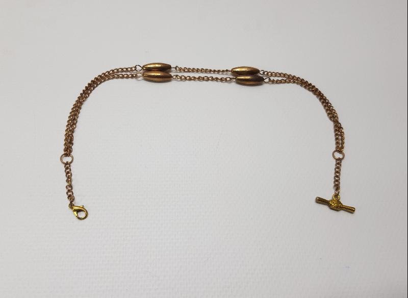 OSMANLI DÖNEMİ ALTIN KAPLAMA CEP SAATİ KÖSTEK ZİNCİRİ