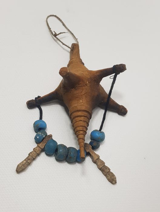 OSMANLI DÖNEMİ ANADOLU ŞAMAN KÜLTÜRÜ: BEREKET TANRIÇASI KYBELE FORMLU ÇİTLEMBİK EV NAZARLIĞI