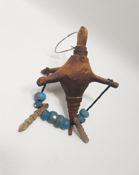 OSMANLI DÖNEMİ ANADOLU ŞAMAN KÜLTÜRÜ: BEREKET TANRIÇASI KYBELE FORMLU ÇİTLEMBİK EV NAZARLIĞI