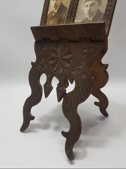 OSMANLI DÖNEMİ ÇOK NADİR EL OYMA İŞÇİLİKLİ AHŞAP RESİMLİK