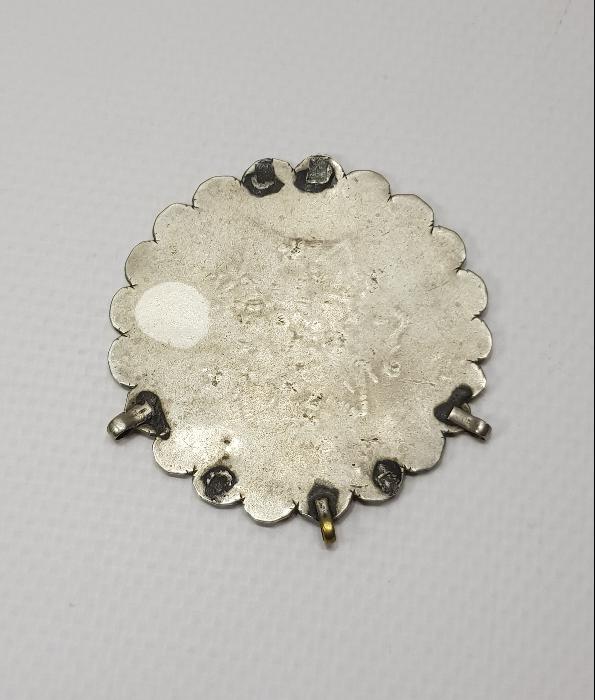 OSMANLI DÖNEMİ EL KAZIMA KADIYEL HACAT DUASI YAZILI GÜMÜŞ TILSIM