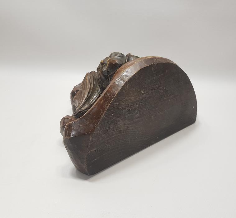 OSMANLI DÖNEMİ RUM İŞİ ÇAM KOZALAĞI DESENLİ AHŞAP İKONALIK