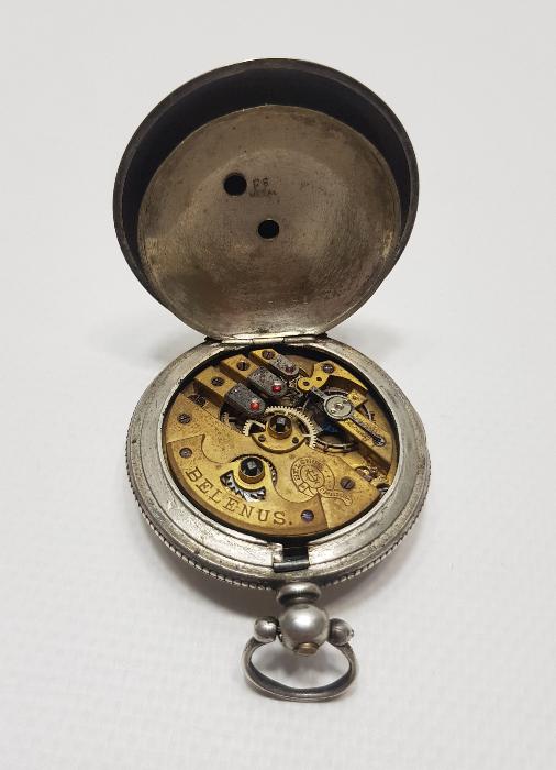 OSMANLI DÖNEMİ SERKİSOF CONSTANTINOPLE GÜMÜŞ CEP SAATİ 