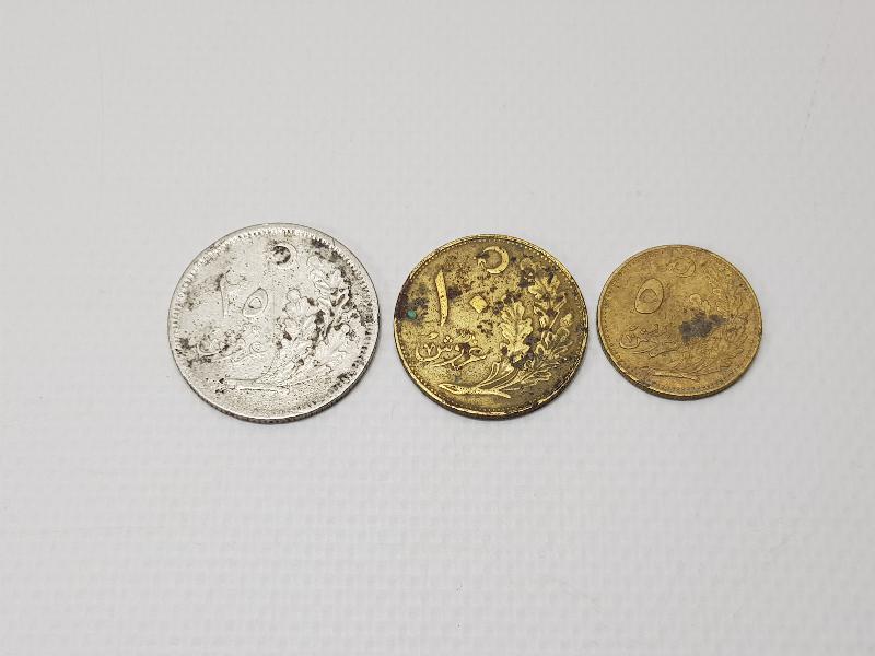 TÜRKİYE CUMHURİYETİ İLK DÖNEM OSMANLICA NADİR PARALAR 