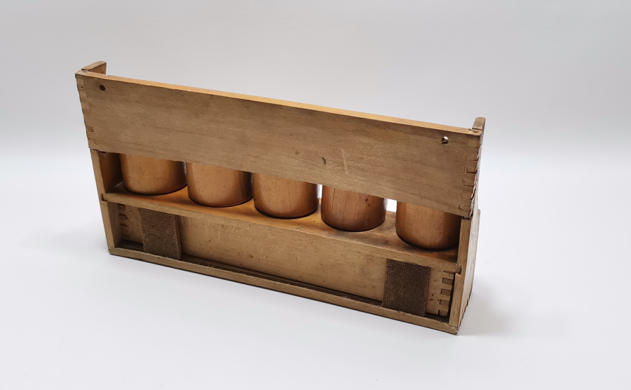 AHŞAP ÜZERİ EL BOYAMA ANTİKA BAHARATLIK