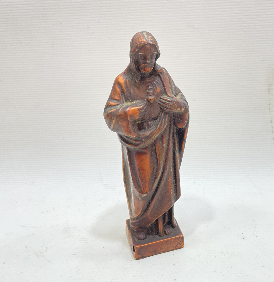 BRONZDAN MAMUL ANTİKA İSA FİGÜRÜ