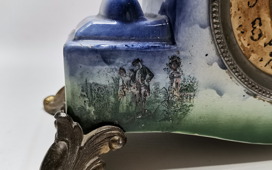 BÜYÜK BOY ANTİKA ŞÖMİNE SAATİ