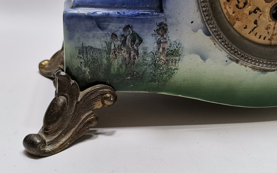 BÜYÜK BOY ANTİKA ŞÖMİNE SAATİ