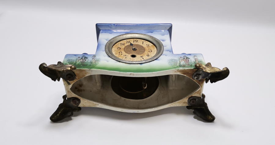 BÜYÜK BOY ANTİKA ŞÖMİNE SAATİ