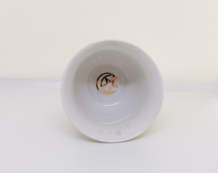 İÇİ AY YILDIZLI OSMANLI DÖNEMİ ZARF FİNCANI