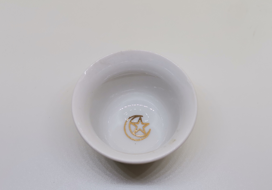 İÇİ AY YILDIZLI OSMANLI DÖNEMİ ZARF FİNCANI