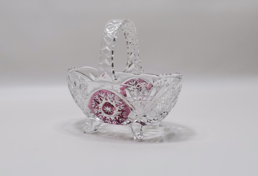 KRİSTAL KESME İŞÇİLİKLİ ANTİKA BAYRAM ŞEKERLİĞİ