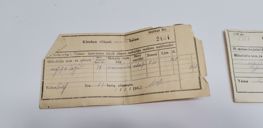 ORJİNAL PULLARI İLE CUMHURİYET BAŞLARI MAKBUZ LOTU