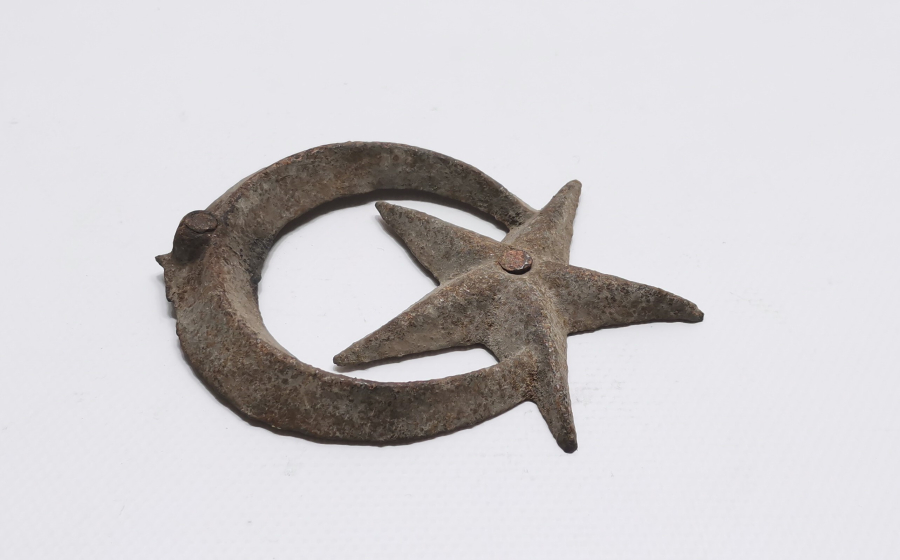 OSMANLI DÖNEMİ AY YILDIZLI ASKERİ APLİK