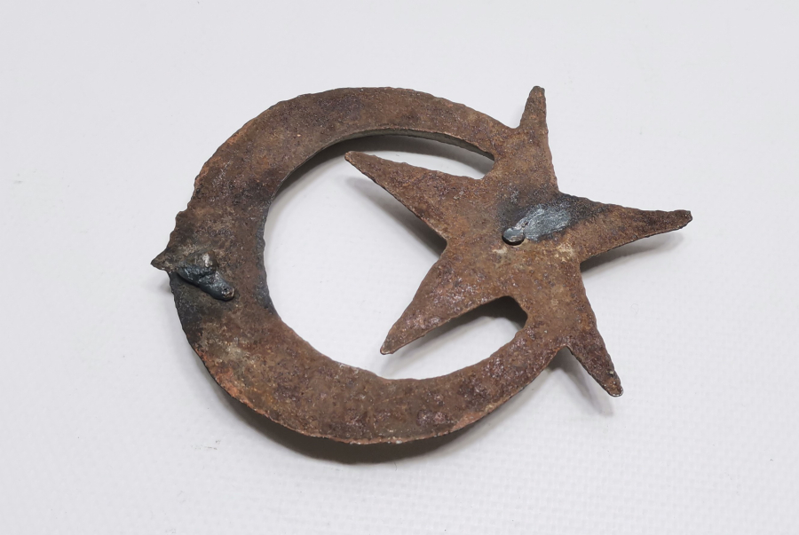 OSMANLI DÖNEMİ AY YILDIZLI ASKERİ APLİK