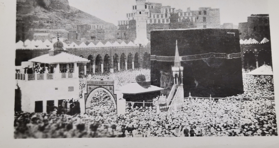 OSMANLI DÖNEMİ ÇOK NADİR KABE-İ ŞERİF FOTOĞRAFI