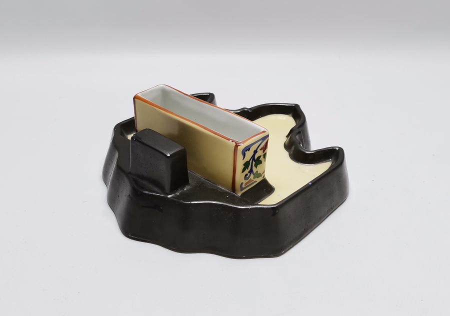 OSMANLI DÖNEMİ CONSTANTINOPLE DAMGALI TURMAC PORSELEN KALEMLİK