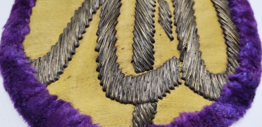 OSMANLI DÖNEMİ KABE ÖRTÜSÜ PARÇASINDAN YAPILMIŞ ÇOK KESE