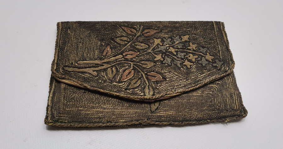 OSMANLI DÖNEMİ SUZANİ İŞÇİLİKLİ NADİR KUR'AN-I KERİM KABI