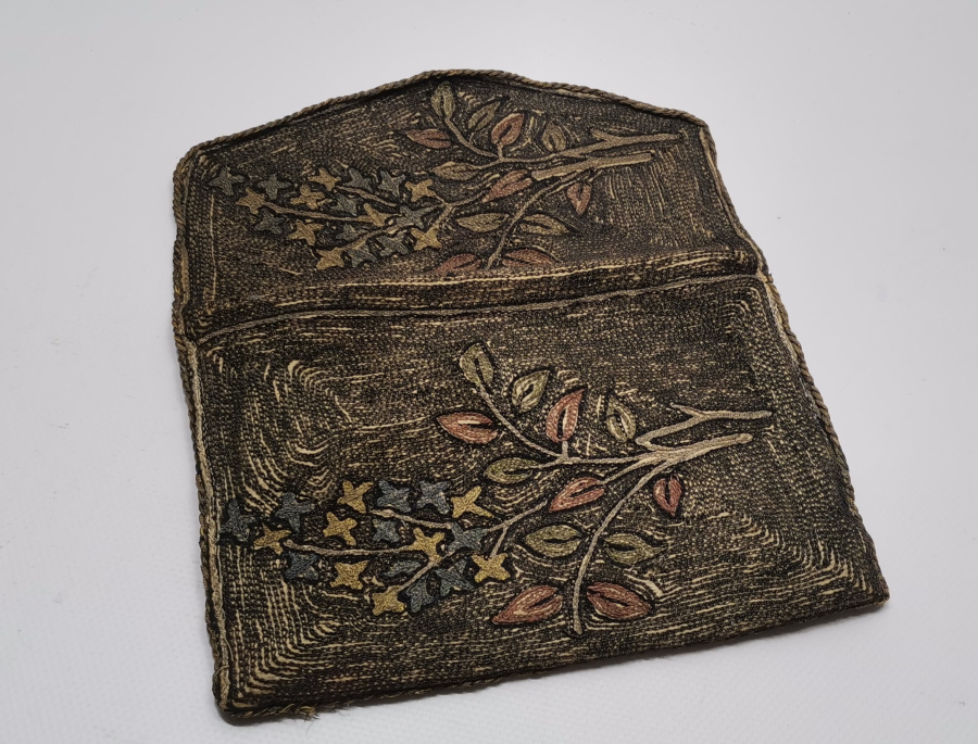 OSMANLI DÖNEMİ SUZANİ İŞÇİLİKLİ NADİR KUR'AN-I KERİM KABI