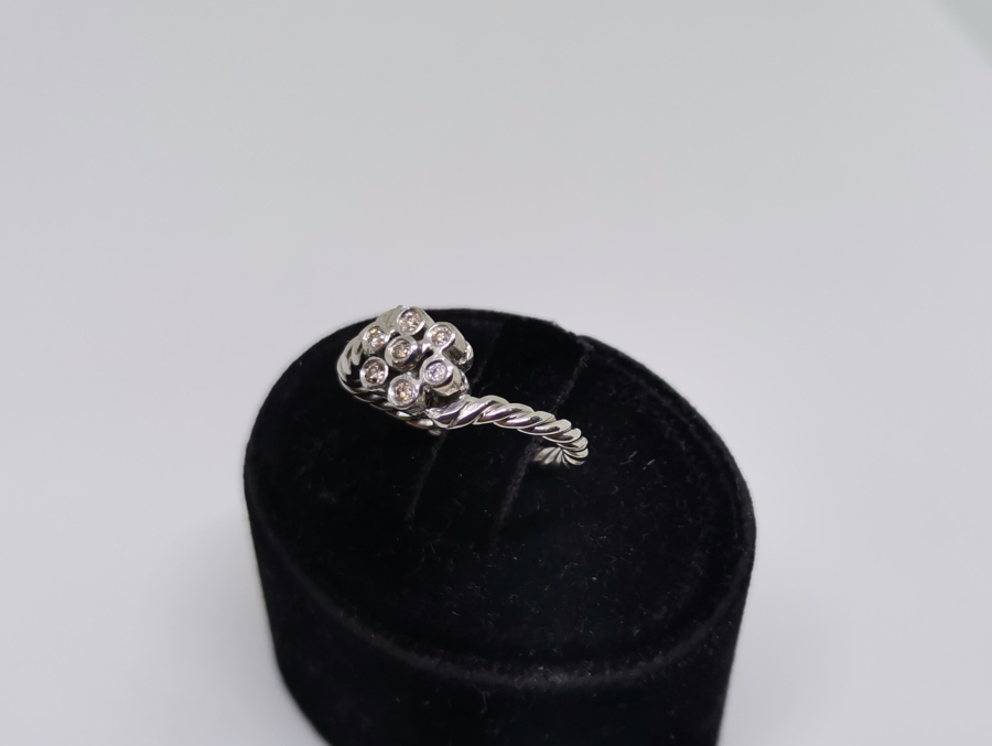 PAPATYA MODEL PIRLANTA TAŞLI YÜZÜK