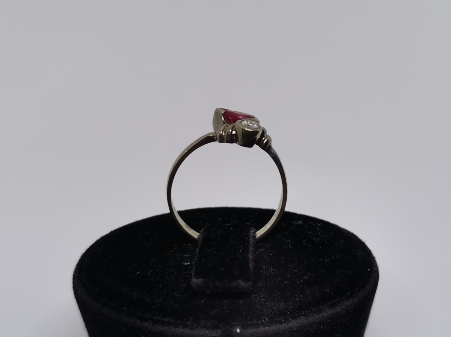 SAFİR VE PIRLANTA TAŞLI YILAN FORMLU ÖZEL YAPIM YÜZÜK