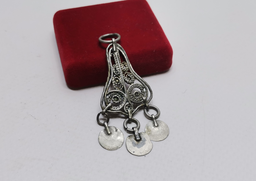 TELKARİ İŞÇİLİKLİ OSMANLI DÖNEMİ AİLE TASFİRLİ GÜMÜŞ FES SÜSÜ