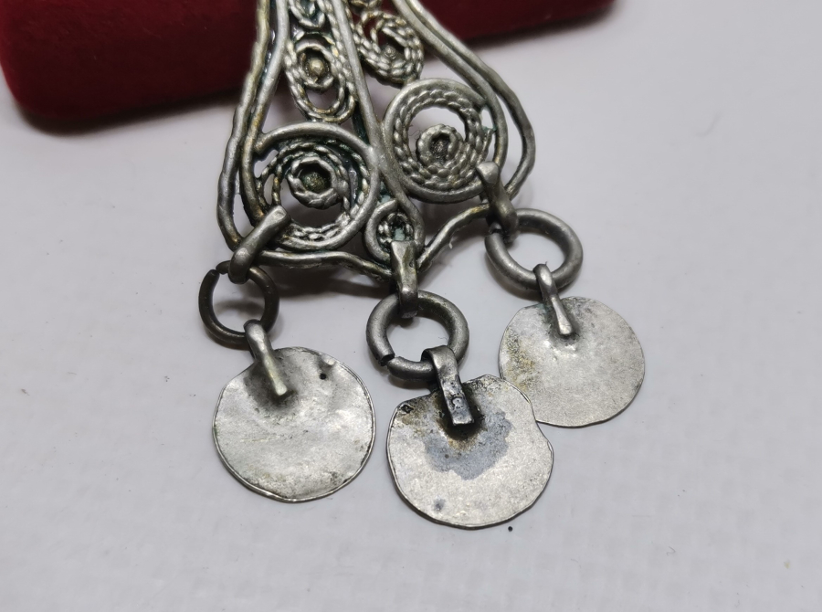 TELKARİ İŞÇİLİKLİ OSMANLI DÖNEMİ AİLE TASFİRLİ GÜMÜŞ FES SÜSÜ