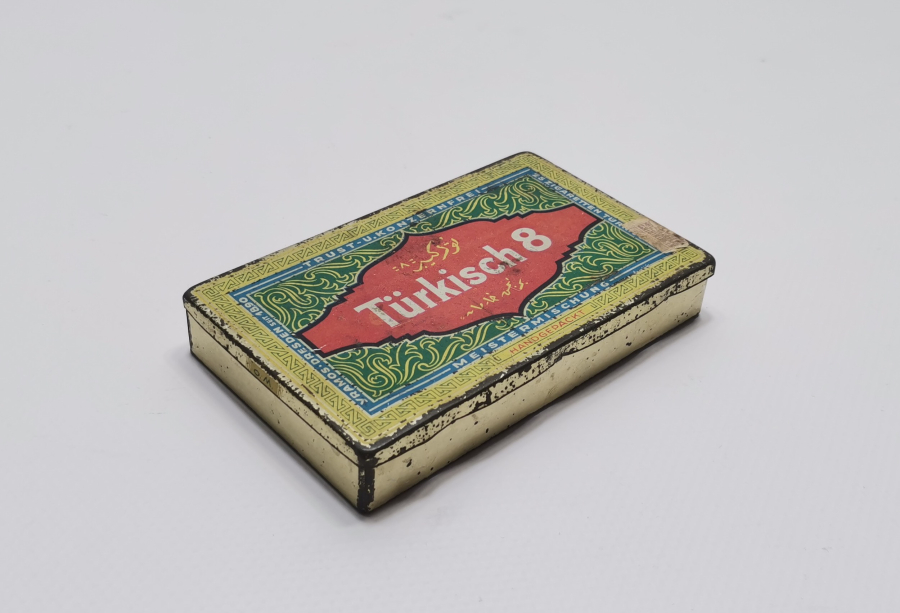 ÜZERİ OSMANLICA YAZILI OSMANLI DÖNEMİ TÜTÜN TABAKASI