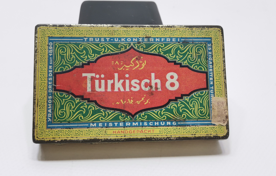 ÜZERİ OSMANLICA YAZILI OSMANLI DÖNEMİ TÜTÜN TABAKASI