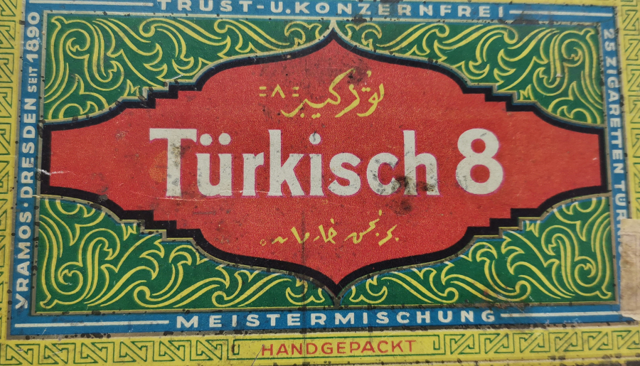 ÜZERİ OSMANLICA YAZILI OSMANLI DÖNEMİ TÜTÜN TABAKASI