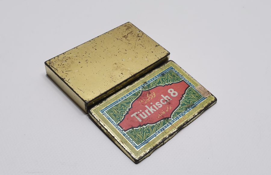 ÜZERİ OSMANLICA YAZILI OSMANLI DÖNEMİ TÜTÜN TABAKASI