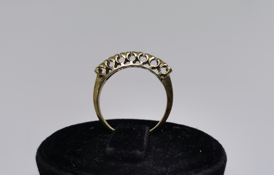 YEDİ TAŞ MODEL PIRLANTA TAŞLI YÜZÜK