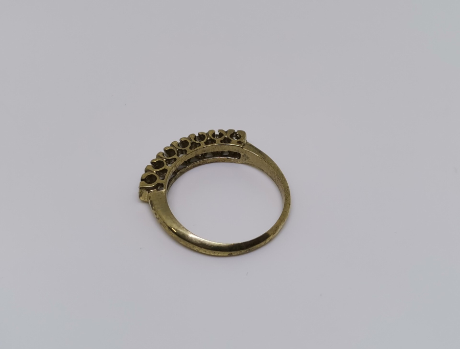 YEDİ TAŞ MODEL PIRLANTA TAŞLI YÜZÜK