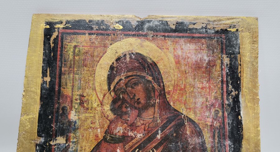 AHŞAPTAN MAMUL RUM İŞİ İKONALI DOLAP KAPAĞI