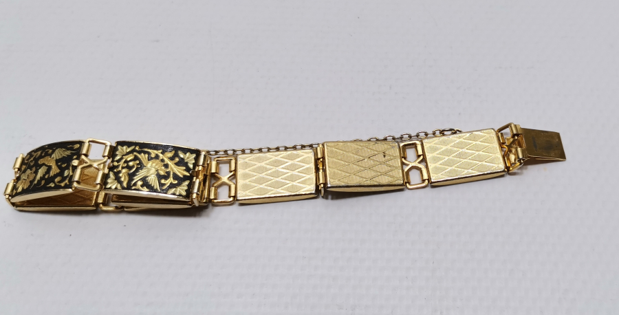 ALTIN KAPLAMA ANTİKA TOLEDO BİLEKLİK