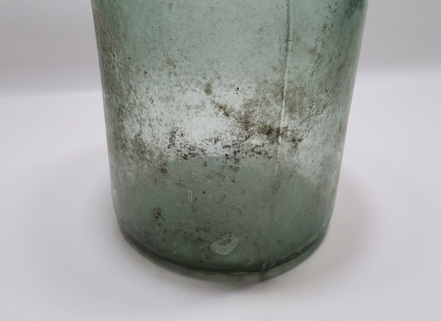 ANTİKA BÜYÜK BOY CAM ŞEKERCİ KAVANOZU